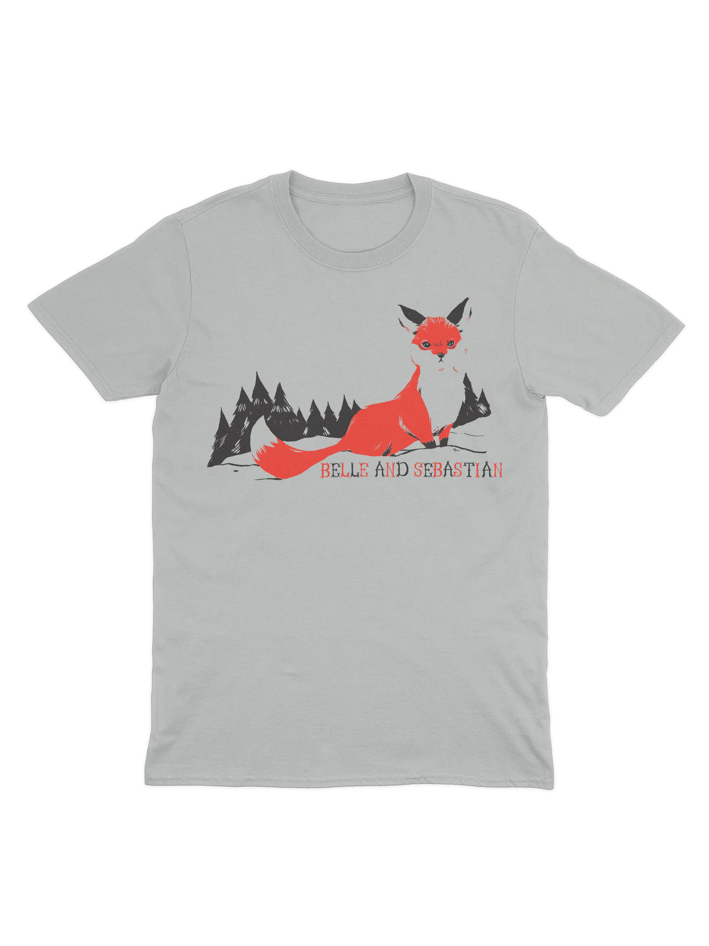 Fox In The Snow - グレーのTシャツ