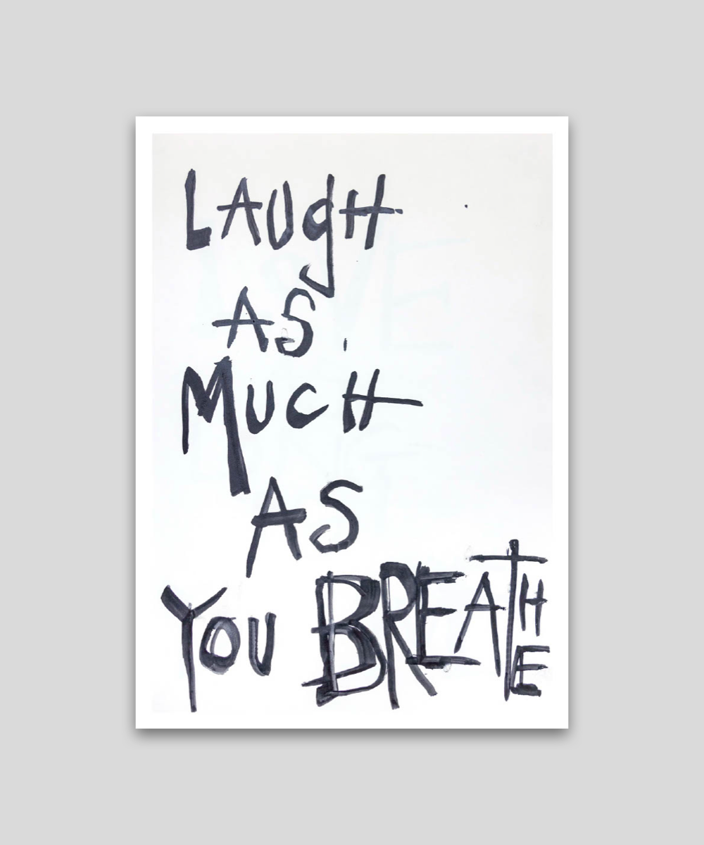 Laugh As Much As You Breathe - ポストカード